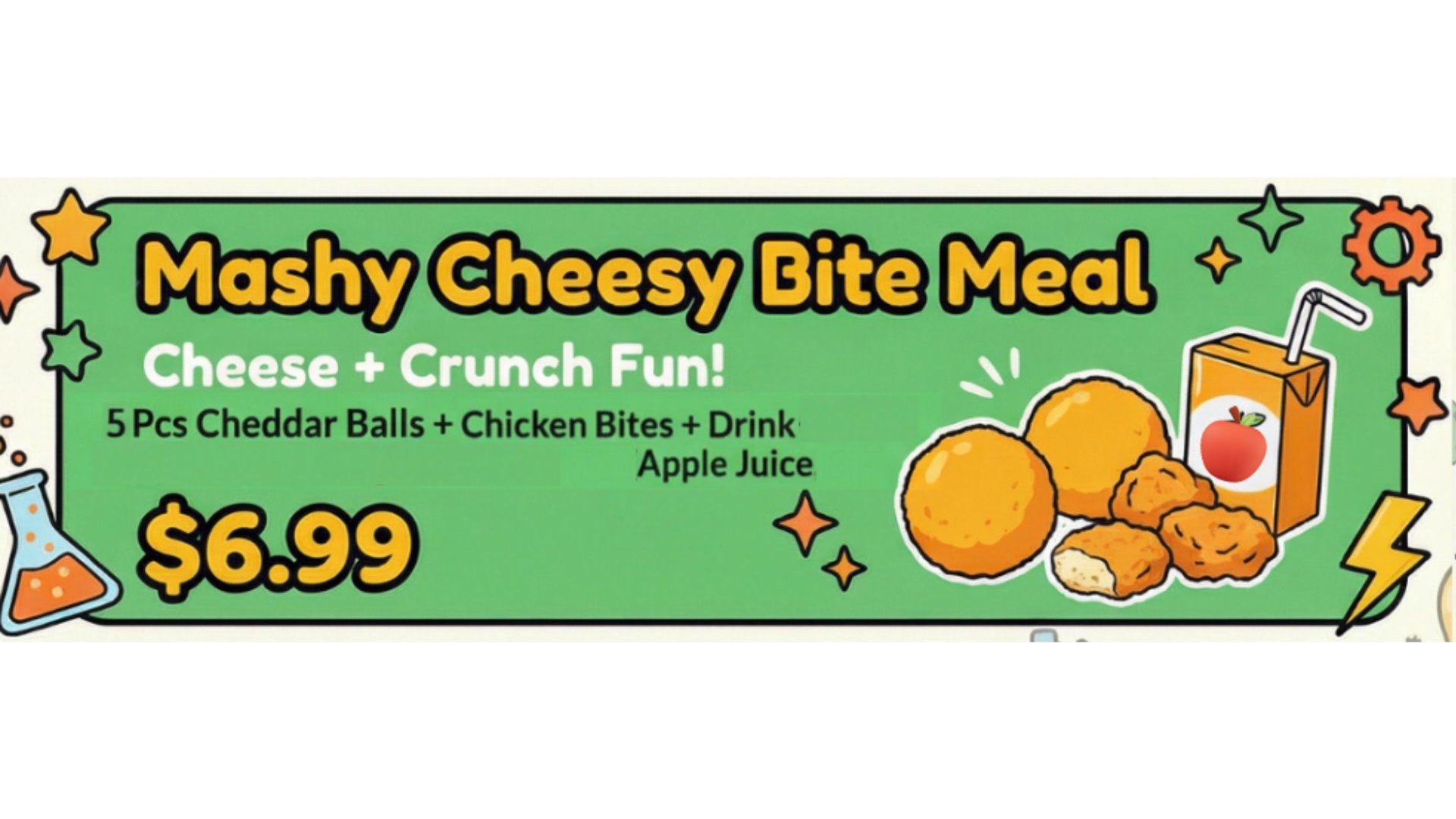Mashy Cheesy Bite Meal