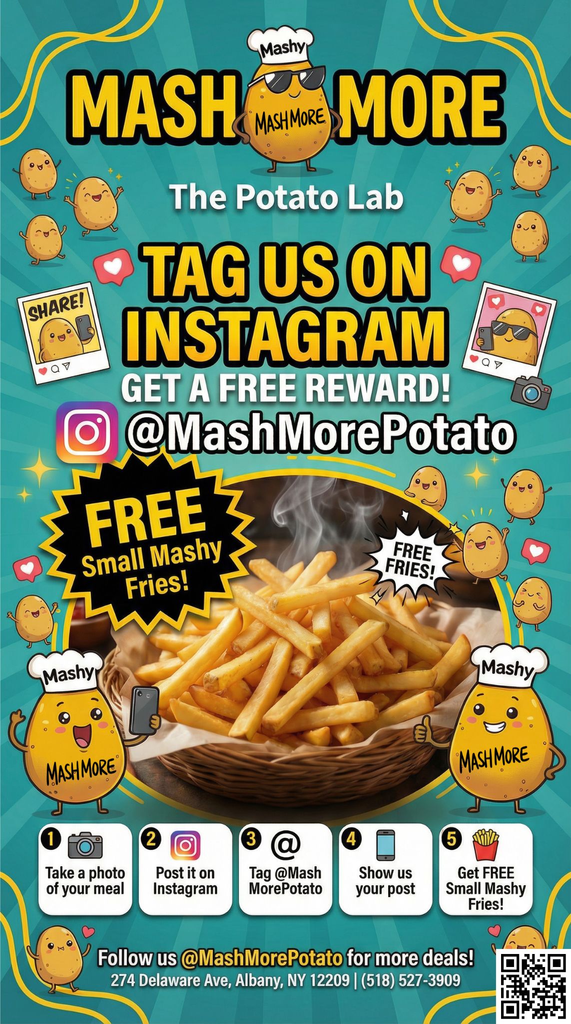 Social Media Freebie: Tag us for Free Fries