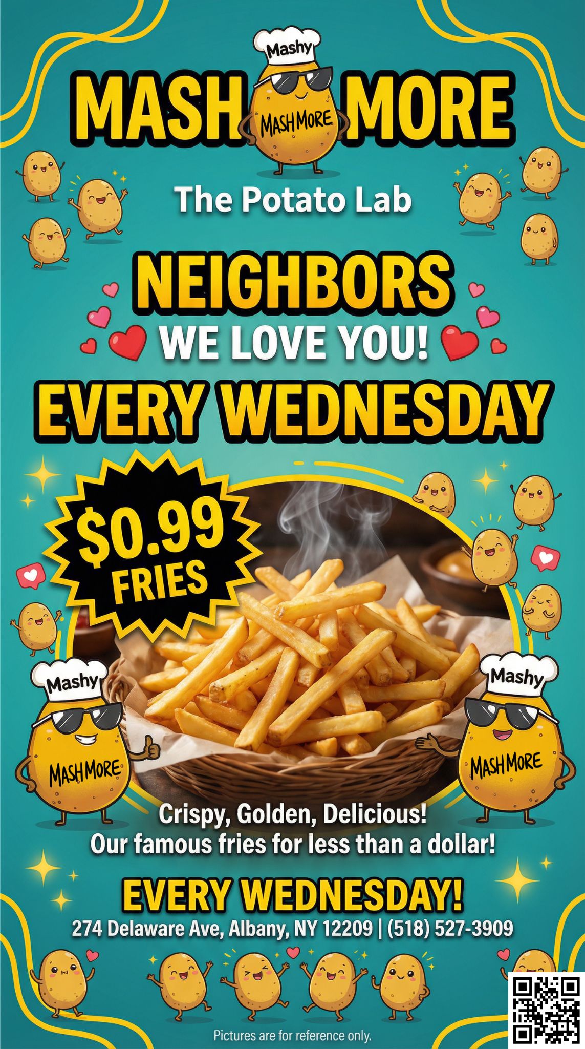 Wednesday Deal: 99 cent Fries