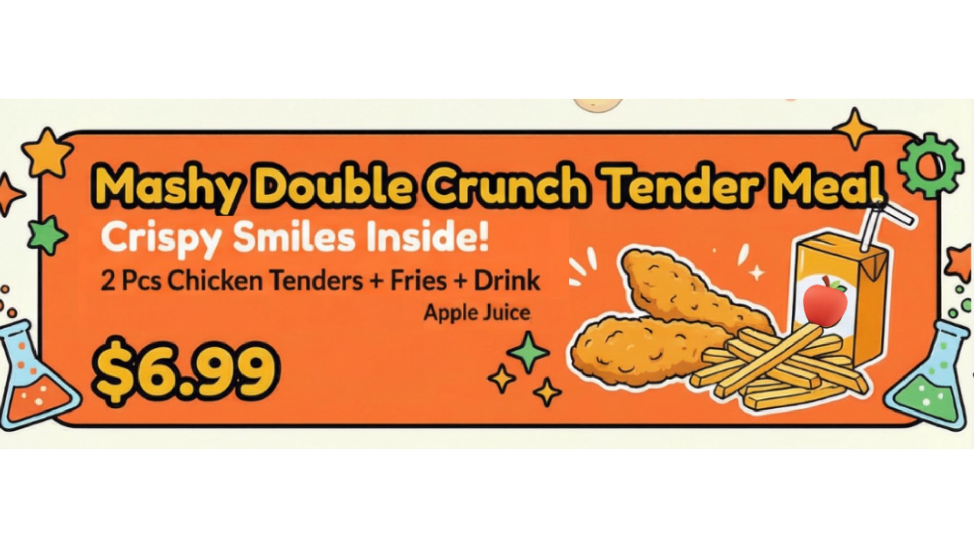 Mashy Double Crunch Tender Meal