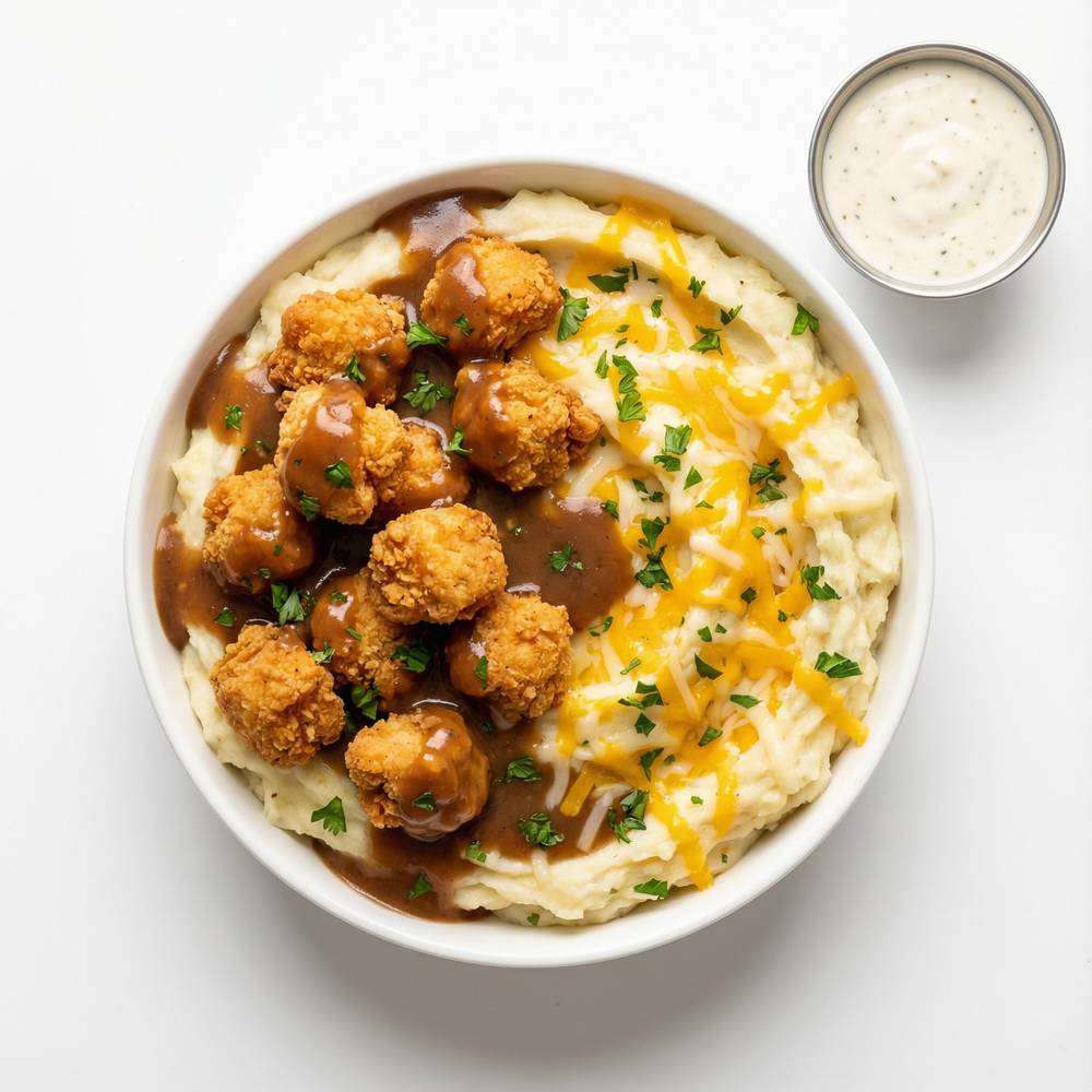 1. Crispy Chicken Mash Potato