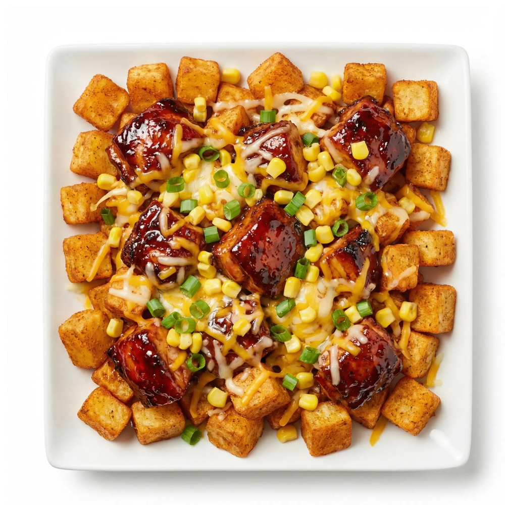 6. Garlic Chicken Potato Cube