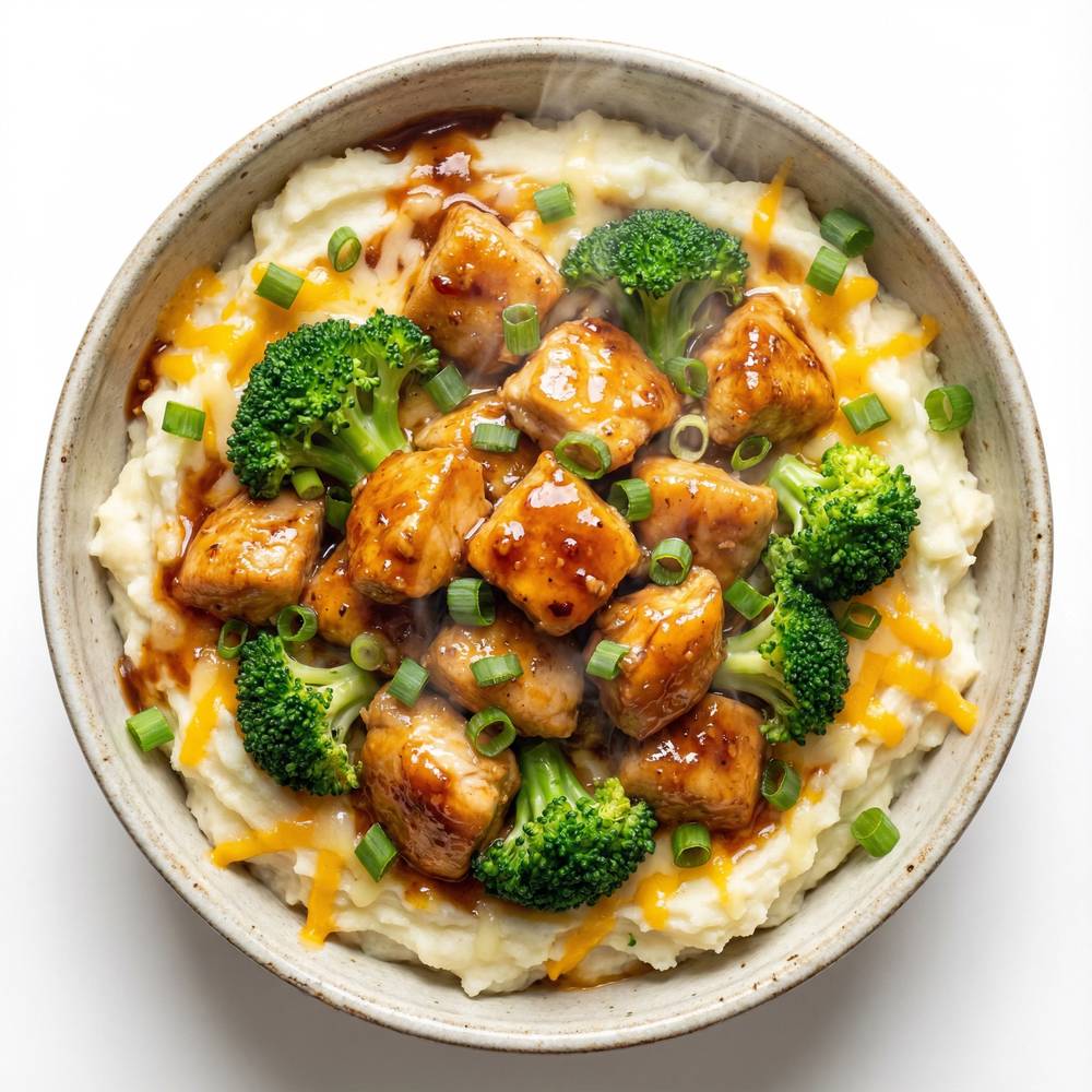 4. Garlic Honey BBQ Chicken Bowl