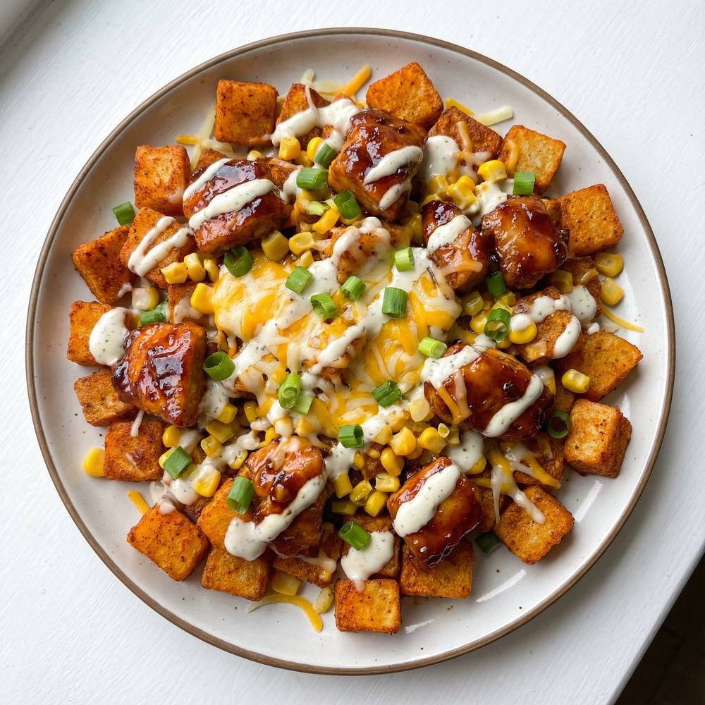 6. Garlic Chicken Potato Cube