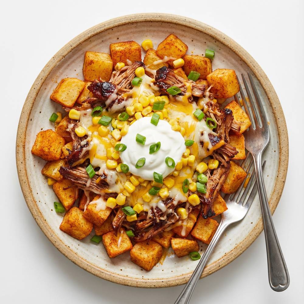 3. Pulled Pork Potato Cube