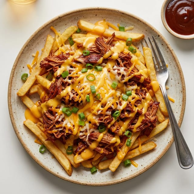 Pulled Pork BBQ Fries.