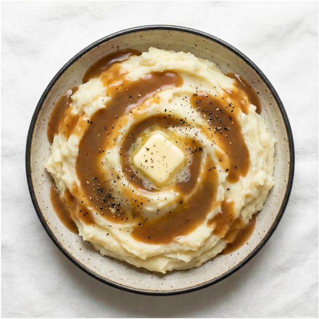 Mash potato.