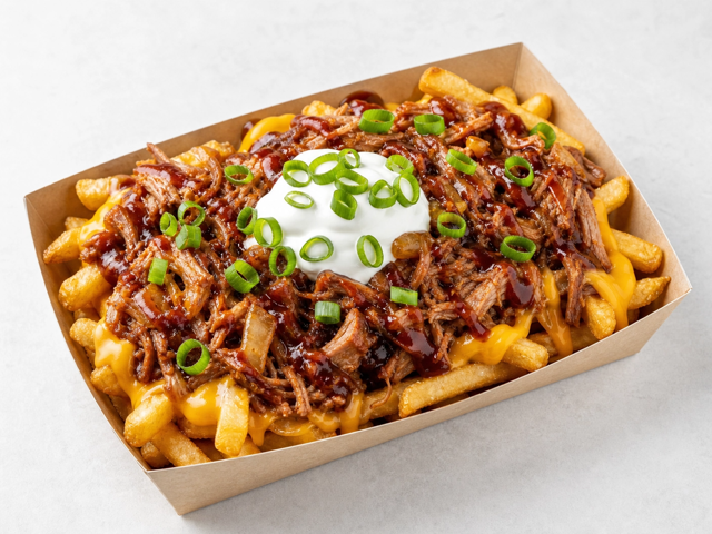 Pulled Pork BBQ Fries.