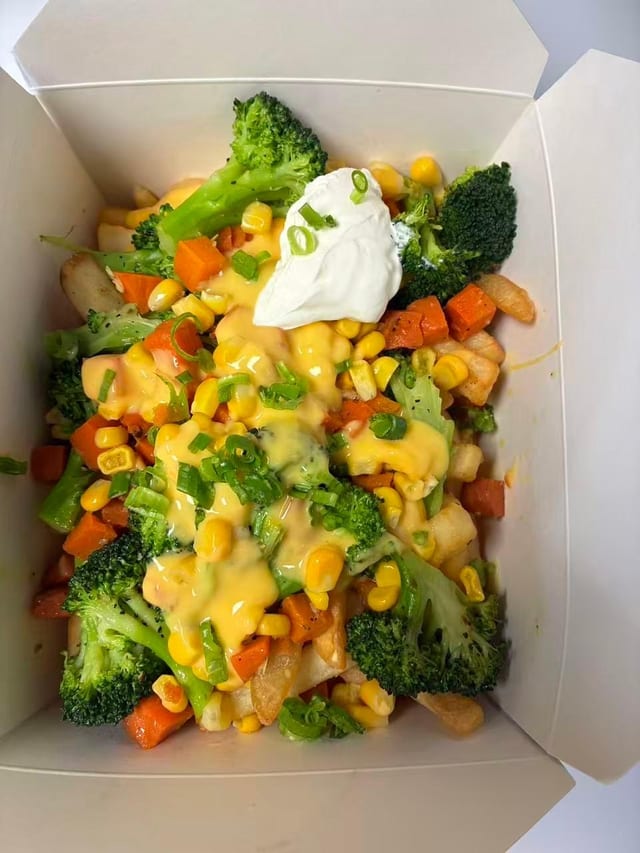 Loaded Veggie Fries.