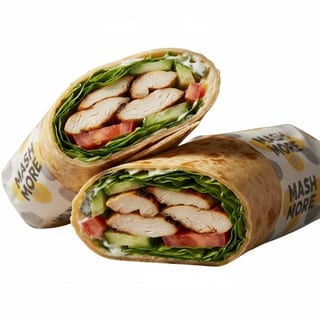 Garlic Honey BBQ Chicken Wrap