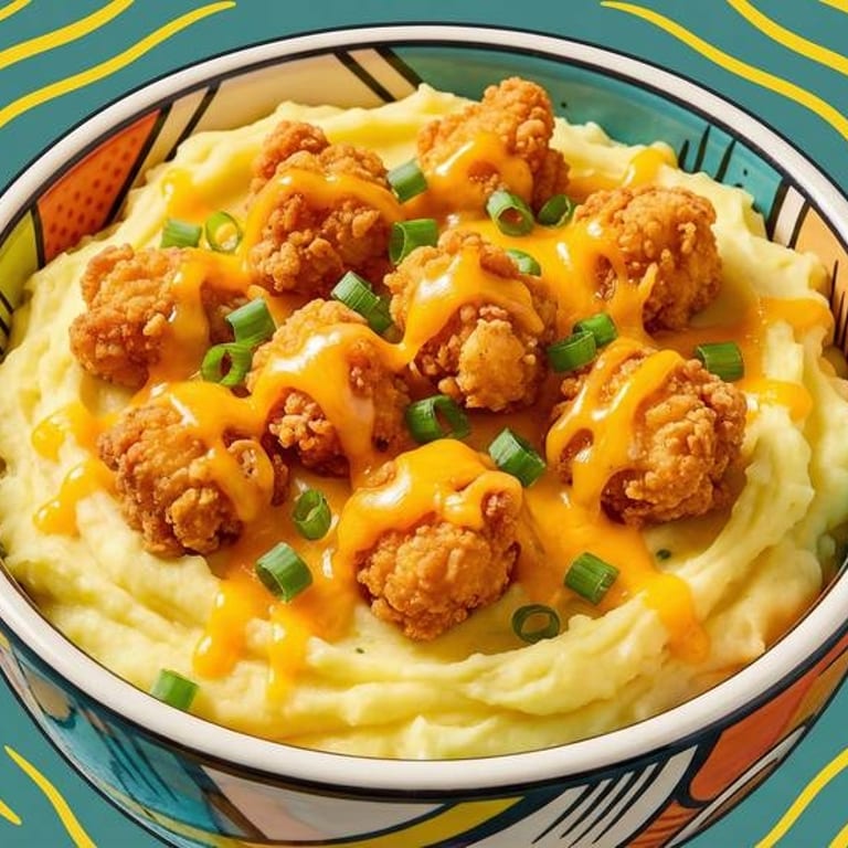 Fresh mashed potatoes